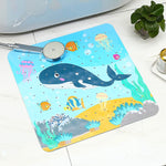 tapis bain marin dessin animé poissons méduses coraux adhésifs antidérapants salle bain enfants adultes