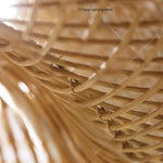 suspension lumineuse tressée rotin naturelle moderne rustique chaînes ampoules natural beige