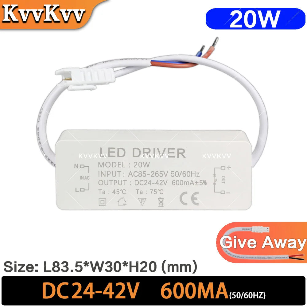 adaptateur alimentation led driver 36w 30w 18w constante 300ma moderne encastrable