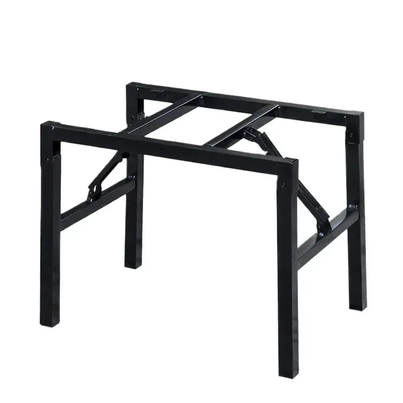 support table pliable métal noir robuste structure moderne pieds fer