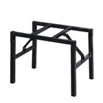 support table pliable métal noir robuste structure moderne pieds fer