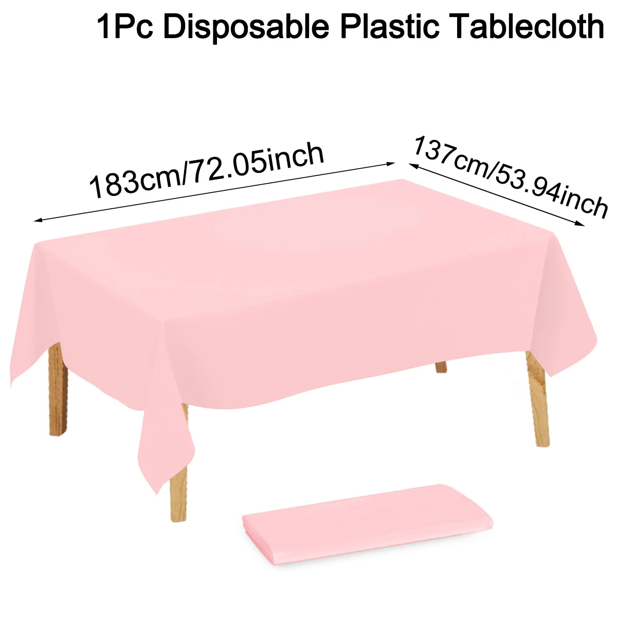 nappe rose lisse opaques mariage anniversaire table événement décoration fête printemps été