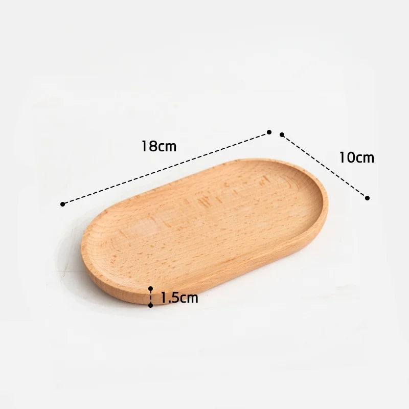 assiettes bois naturel assiettes carrées ovales différentes tailles minimaliste rustique