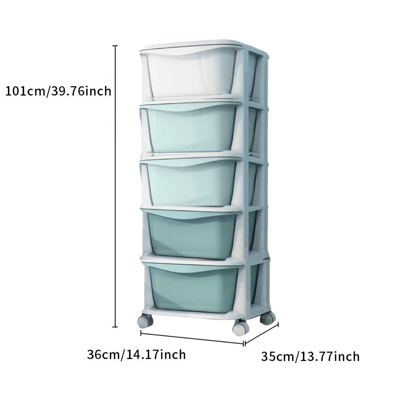 boîtes rangement empilables étages étages étages étages couleur bleue rose verte moderne roulettes transparentes
