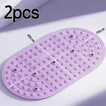 tapis massage acupression rose corail relief animal points pression moderne anti fatigue 70x40cm