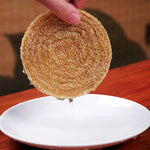 serviettes table naturelles fibre bambou texture rugueuse couleur beige clair rustique dimensions 8cm 10cm