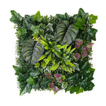 décoration intérieure mur végétal artificiel feuilles fleurs moderne naturel extérieur accroché vert blanc rouge