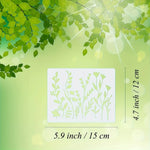 stencils peinture fleurs motifs floraux art floral naturel minimaliste couleurs variées usage multiple