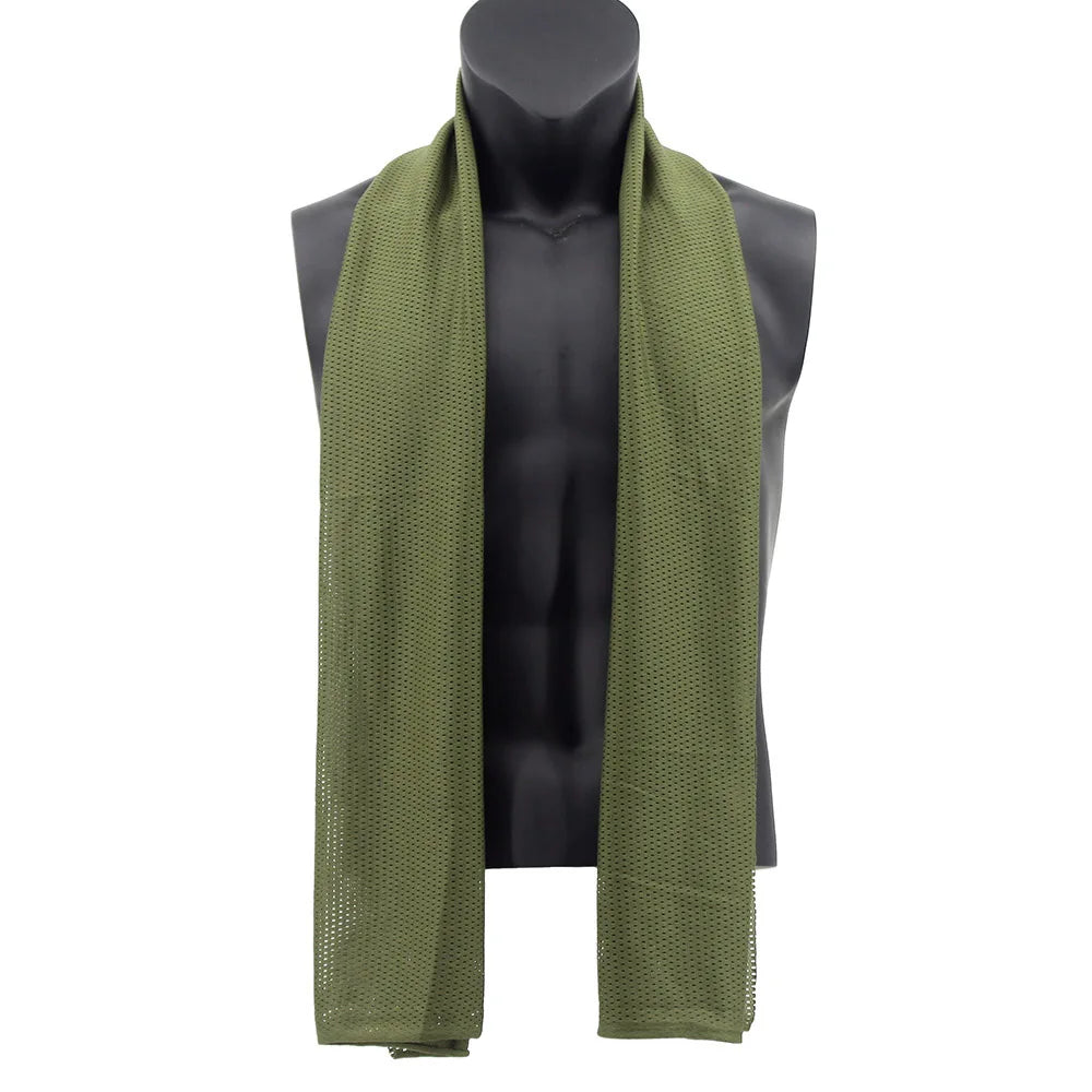 écharpe camouflage vert beige noir homme printemps été automne hiver