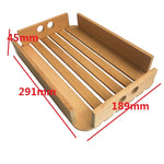 palette cigares bois naturel clair texture bois classique organisation rangement humidificateur bâches cèdre espagnol