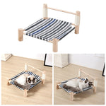 lit animal chat tapis beige rayures motifs floraux bohème naturel rustique