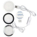 lampe led blanc moderne adhésive 60mm câble 1500mm interrupteur 5v led autoinstaller