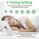 lampe led lumière naturelle blanc moderne températures minuteries luminosités pliable