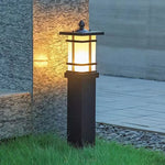 lampe sol industrielle led étanche ip65 noir classiqueextérieur aluminium horizontal bars claires
