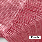 rideau polyester rayures horizontales moderne bleu clair violet orange vert rose rouge opaquet 100cmx200cm