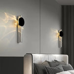 applique murale moderne led deux têtes éclairage quotidien murale acier inoxydable noir doré argenté