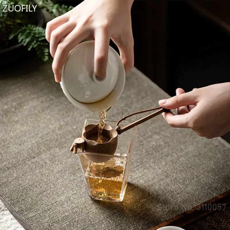 filtres thé rotin bambou marron clair tiges traditionnels artisanat cuisine théière mugs cups