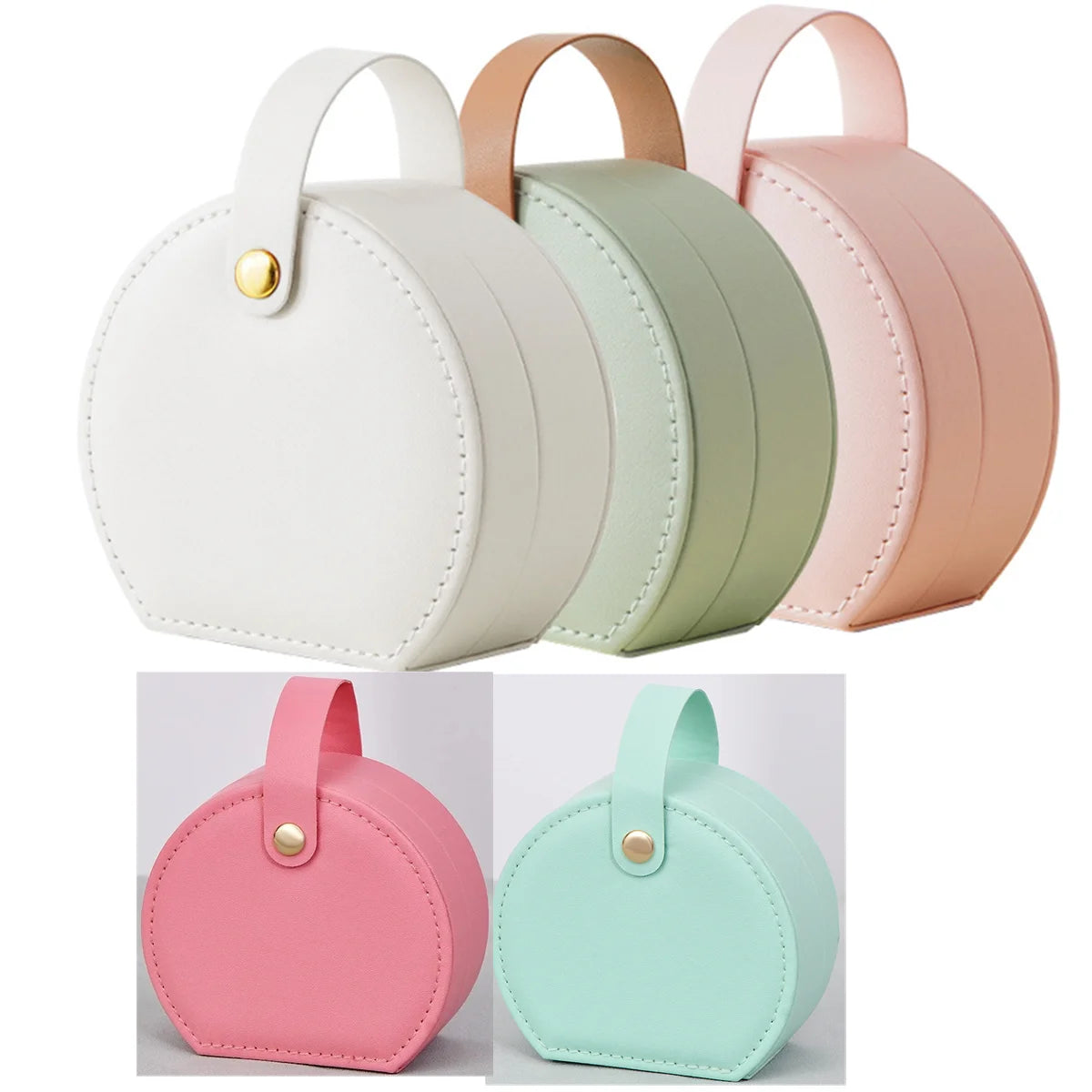 boîte bijoux simili cuir moderne rose clair boîte bijoux simili cuir moderne vert pastel