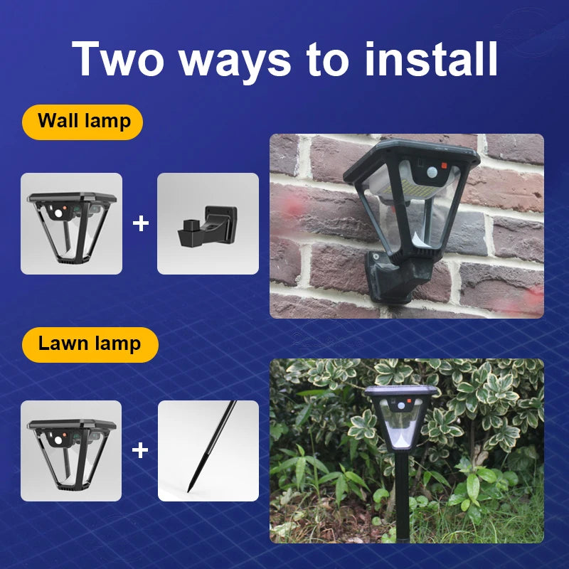 lampe solaire rechargeable led murale capteur mouvement mode usb solar noir moderneextérieur jardin ip65