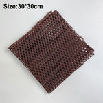filet pêche maille polyester 30x30cm or gris jaune marron respectueux environnement non stick