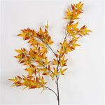 décoration murale branche artificielle bamboo soie rouge vert moderne minimalisteextérieur mariage anniversaire