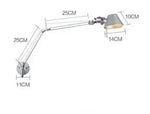lampe moderne argentée réglable sans filaire opaquer nordiqueTouchable switch