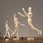 mannequins articulés bois naturel clair classique minimaliste pieds mains tringles