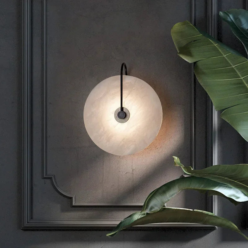 lampe murale moderne marbre blanc éclairage cuisine chambre salle manger led 24v 24m²
