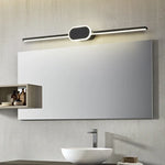 lampe miroir moderne blanc fixée mur éclairage quotidien led 40cm 60cm 80cm