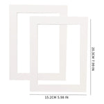 passe partout rectangulaire blanc papier cadre photo décoration intérieure œuvre d'art classique