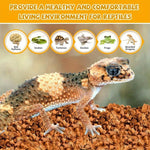 substrat coco copeaux terrarium reptiles tortues gecko serpent grenouille naturel animal camouflage jardinage biotope