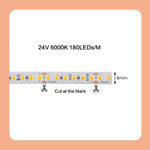 ruban led adhésif 24v 3000k 4000k 6000k 120led 180led 240led moderne chambre