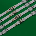 ruban led blanc moderne connecteurs boutons commande opaques télévision