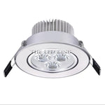 spots led 6w 8w 10w 14w blanc moderne grille refroidissement clips aluminium