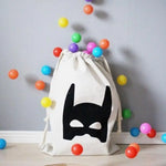 sacs cordons blancs motifs animaux ours chien panda enfants rangement chambre coucher