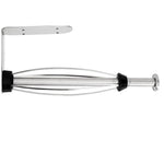porte rouleau essuie tout argenté moderne fixation murale sans perçage multiple tiges salle bain