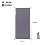 tapis sol imperméable oxford 210d gris moderne sac rangement camping ultraléger