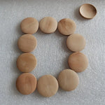 décorations bois boules naturelles simples paquet bricolage minimaliste 30 pièces 3.5cm