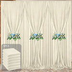 rideau fond scène blanc rose rouge moderne panneaux poignées 5ft 10ft opaques