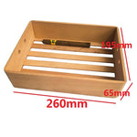 palette cigares bois naturel clair texture bois classique organisation rangement humidificateur bâches cèdre espagnol