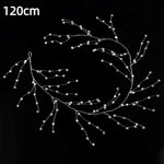 couronne fleurs artificielles transparentes ovales romantique 100cm 120cm 130cm 150cm