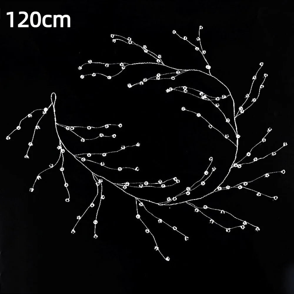 couronne fleurs artificielles transparentes ovales romantique 100cm 120cm 130cm 150cm