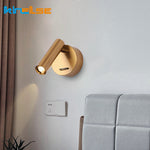 Détail de l'interrupteur rotatif de l'applique murale LED