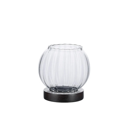 lampe huile verre moderne transparent simple décoration maison bougie cordon minimaliste fonctionnelle