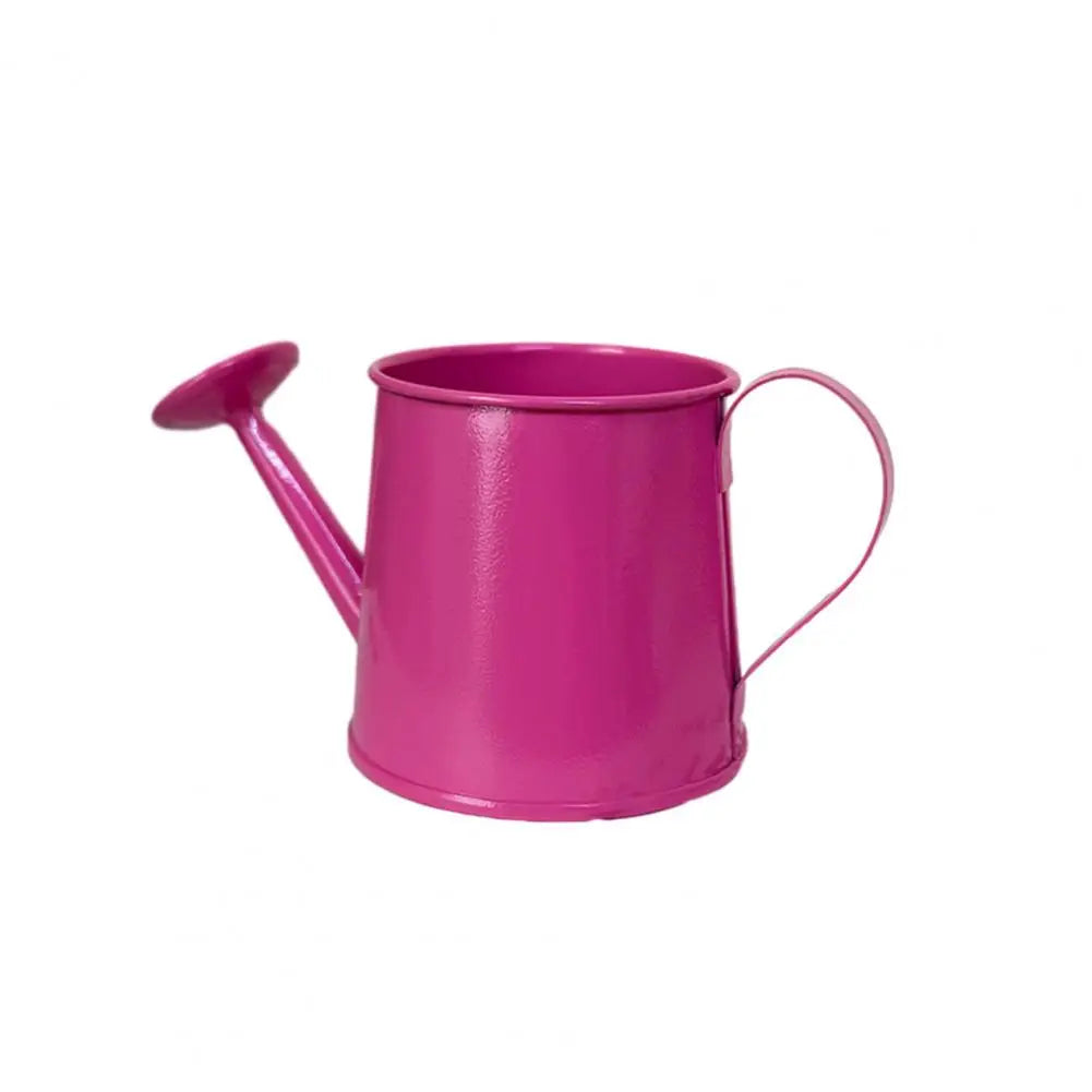 arrosoir moderne poignée perforations bleu rose violet vert blanc