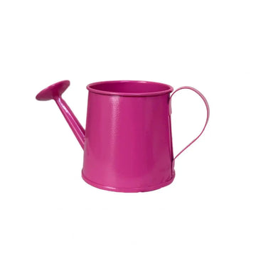 arrosoir moderne poignée perforations bleu rose violet vert blanc