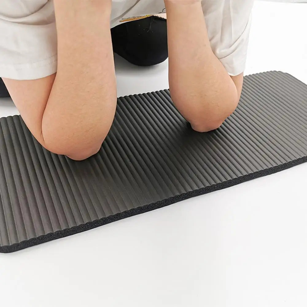 tapis yoga épais 15mm antidérapant bleu gris violet rayures moderne yoga fitness meditation durable