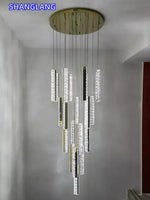 suspension lumineuse contemporaine or argent texture brillante élégante chambre salle bain led