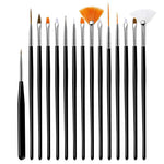 pinceaux outils modelage pâte modeler pâtisserie décoration gâteau plastique couleur assortie
