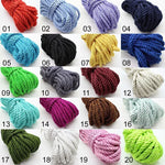 corde torsadée polyester 5mm décoration artisanale textile maison bricolage moderne